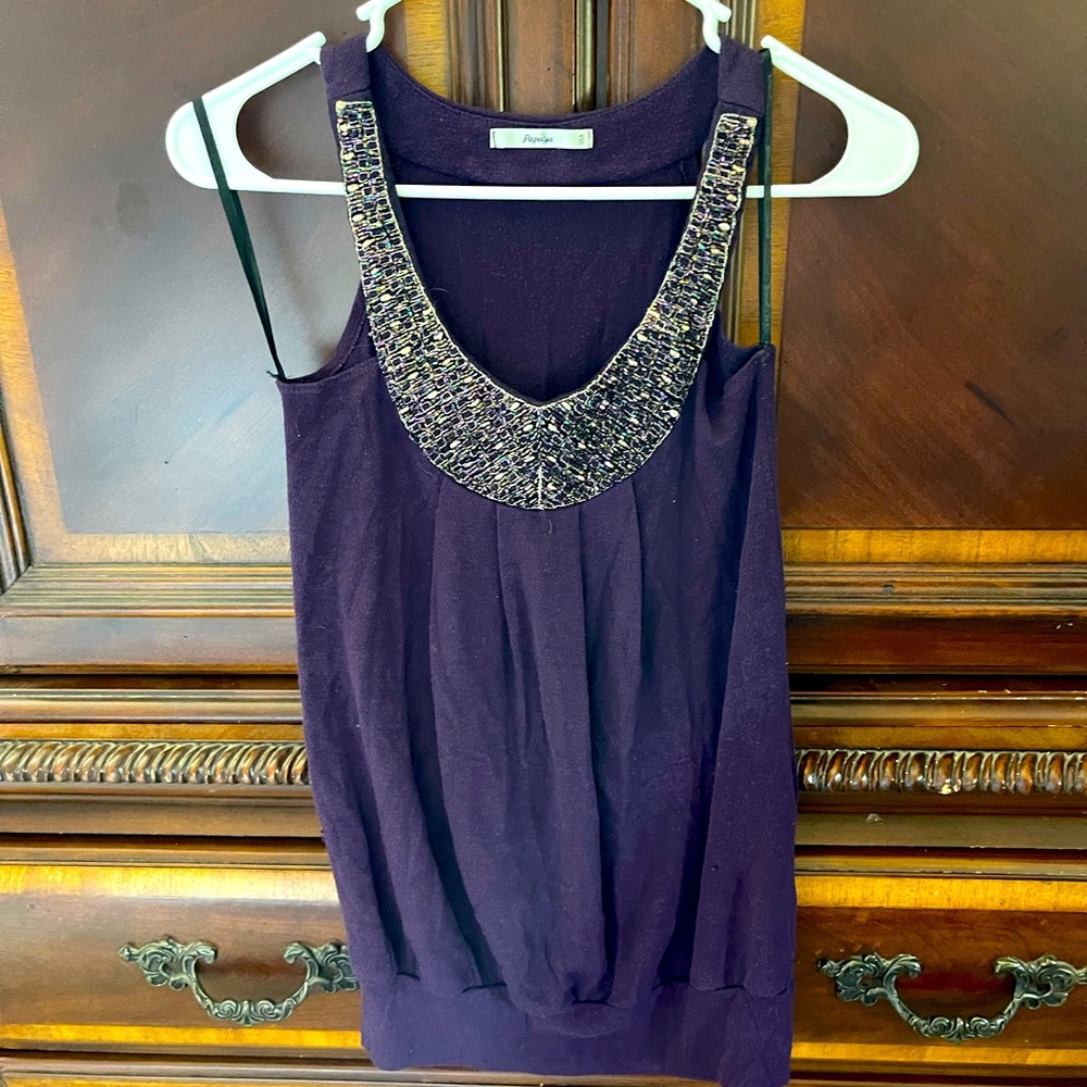 Papaya Bling tank